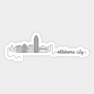 Oklahoma City City Signature Sticker